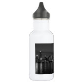 Chicago Night Cityscape Grayscale Trinkflasche (Links)