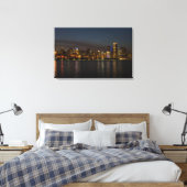 Chicago Night Cityscape Leinwanddruck (Insitu (Schlafzimmer))