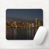 Chicago Night Cityscape Mousepad (Mit Mouse)
