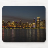 Chicago Night Cityscape Mousepad (Vorne)