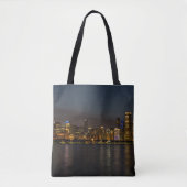 Chicago Night Cityscape Tasche (Vorderseite)