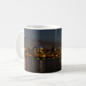 Chicago Night Cityscape Tasse (Vorderseite Links)