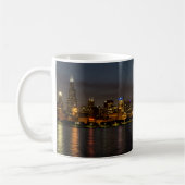 Chicago Night Cityscape Tasse (Links)