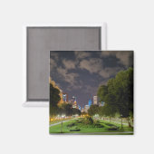 Chicago Night Sky Magnet (Vorderseite/Rückseite)