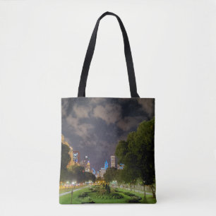 Chicago Night Sky Tote Bag Tasche