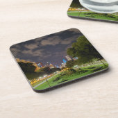 Chicago Night Sky Untersetzer (Linke Seite)