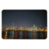 Chicago Night Skyline-Magnet Magnet (Horizontal)