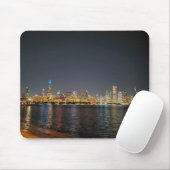 Chicago Night Skyline Mousepad (Mit Mouse)