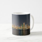 Chicago Night Skyline Tasse (VorderseiteRechts)