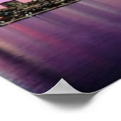 Chicago Nitetime Skyline Poster (Ecke)