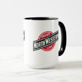 Chicago Northwestern Vintag Railway Logo Tasse (VorderseiteRechts)