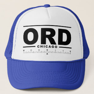 Chicago O'Hare Internationaler Flughafen ORD Truckerkappe