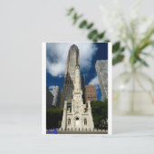 Chicago Old Water Tower Postkarte (Stehend Vorderseite)