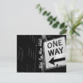 Chicago One Way Postkarte (Stehend Vorderseite)