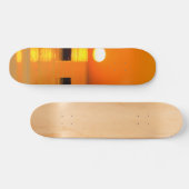 Chicago Orange Galore Morning Skateboard (Horizontal)