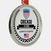 Chicago Ornament Aus Metall (Rechts)