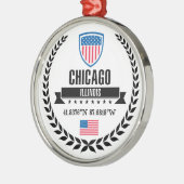 Chicago Ornament Aus Metall (Links)