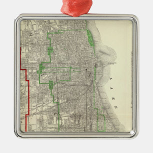 Chicago Ornament Aus Metall