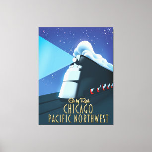 Chicago Pacific Northwest Leinwanddruck
