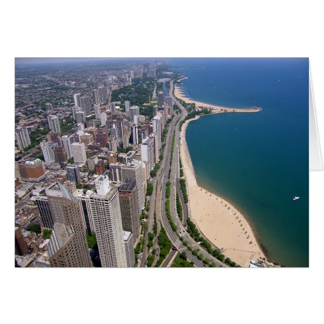 Chicago-Panoramablick (Vorderseite (Horizontal))