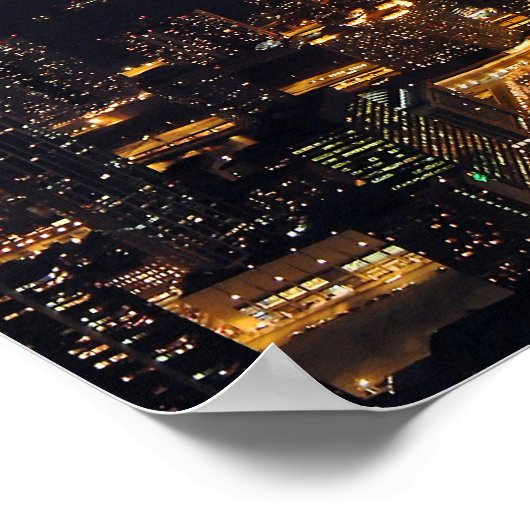 Chicago Panoramic Poster (Ecke)