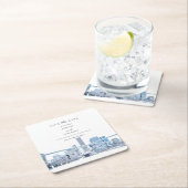 Chicago Paper Untersetzer Save the Date (Vor Ort)