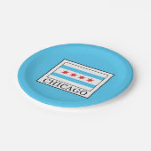 Chicago Pappteller (Schrägansicht)