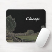 Chicago Park Blackned Skies Mousepad (Mit Mouse)