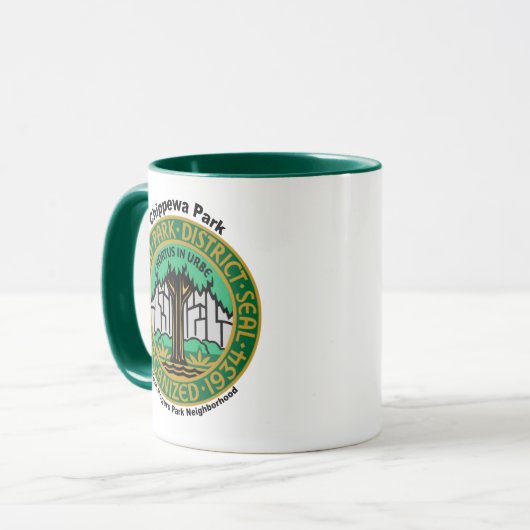 Chicago Park District, Chippewa Park Tasse (Vorderseite Links)