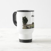 Chicago Park in Sepia Tones Reisebecher (Vorderseite Links)