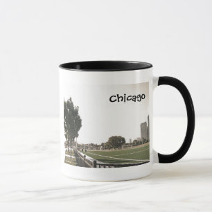 Chicago Park Sepia Töne 11 oz Ringer Tasse