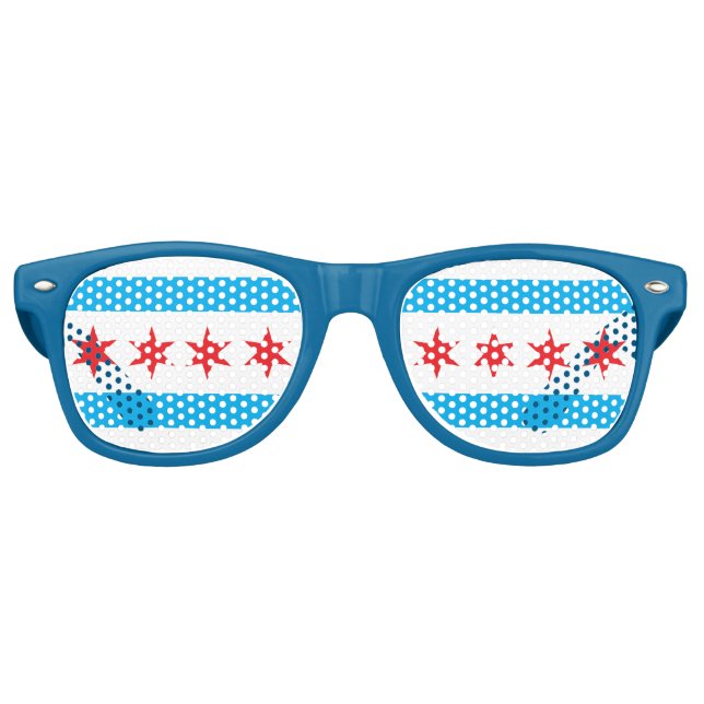 Chicago Party Shades. Partybrille (Vorderseite)