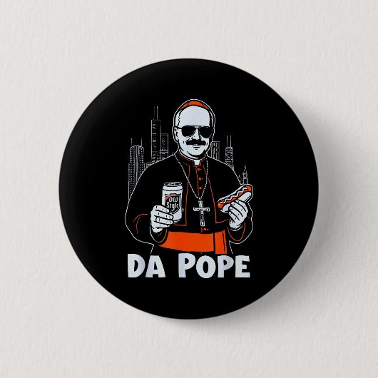 Chicago Pe Leo Xiv Da Pe New Pe Tribut Patin Button (Vorderseite)