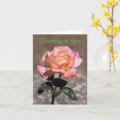 Chicago Peace Rose Card Karte (Gelbe Blume)