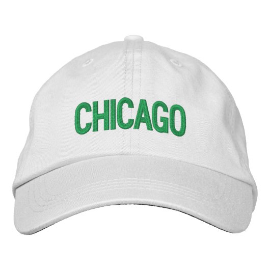 Chicago Personalisiert anpassbarer Hut (Vorderseite)