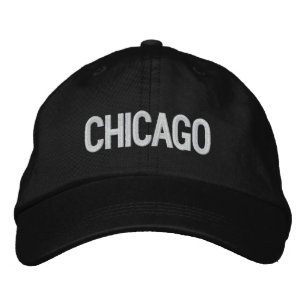 Chicago Personalisierte verstellbare Mütze Bestickte Baseballkappe