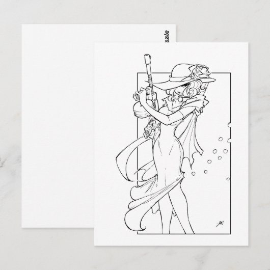 Chicago Piano Postkarte (Vorne/Hinten)