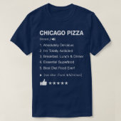 Chicago Pizza Definition Meaning Funny T-Shirt (Design vorne)