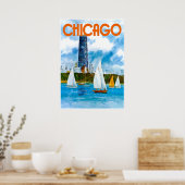 Chicago-Plakat Poster (Küche)