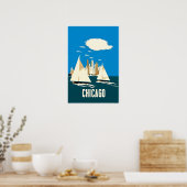 Chicago-Plakat Poster (Küche)