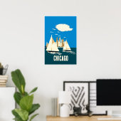 Chicago-Plakat Poster (Heimbüro)