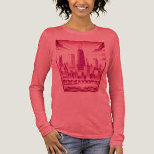 CHICAGO Plum Graphic T - Shirt
