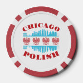 Chicago Poland Heritage Pride Pokerchips (Rückseite)