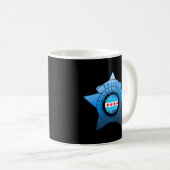 Chicago Police Cpd Chicago Flag and Police Abzeich Kaffeetasse (VorderseiteRechts)