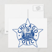 Chicago Police (VINTAG) Postkarte (Vorne/Hinten)