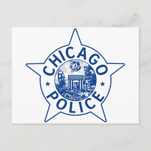Chicago Police (VINTAG) Postkarte (Vorderseite)