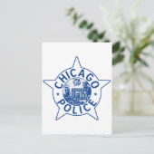 Chicago Police (VINTAG) Postkarte (Stehend Vorderseite)