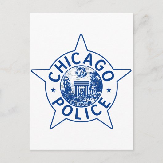 Chicago Police (VINTAG) Postkarte (Vorderseite)