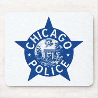 Chicago-Polizei VINTAGER STERN Mousepad