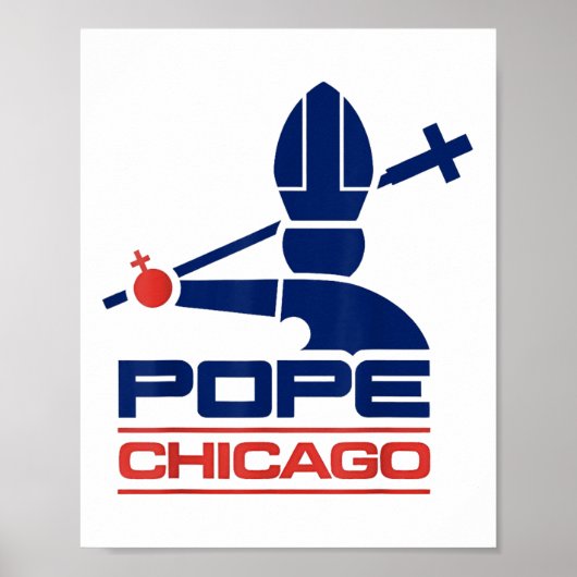 Chicago Pope Leo Poster (Vorne)